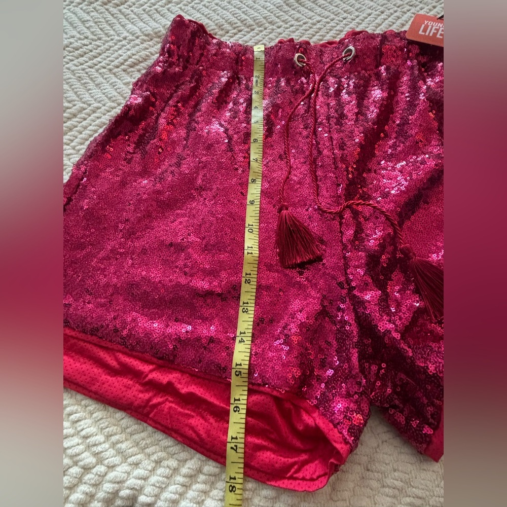 Sequined Shorts Women's XL New - Picture 6 of 10